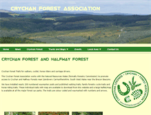 Tablet Screenshot of crychanforest.org.uk